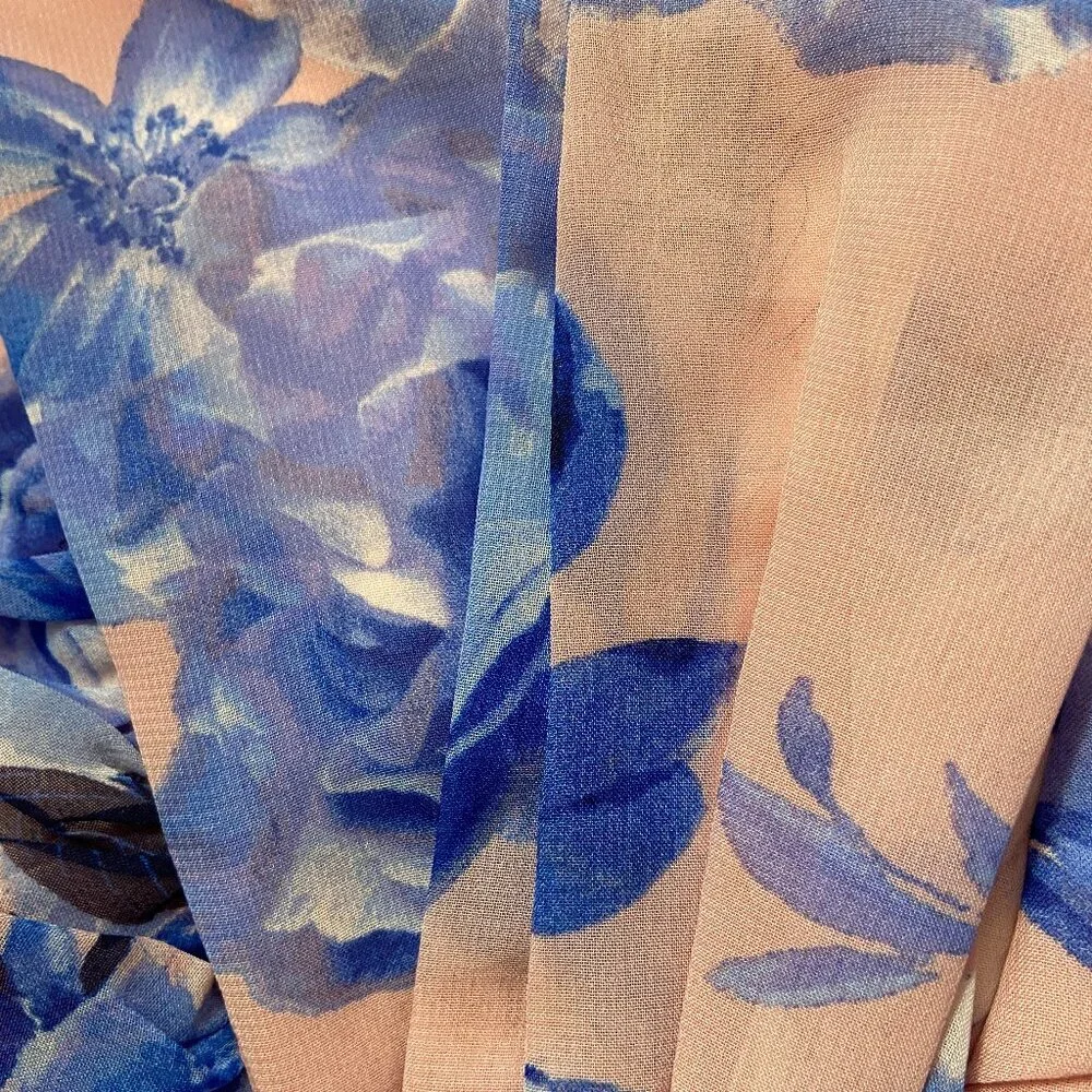 Eliza J Floral Maxi Dress in Pink and Blue - Picture 4 of 4